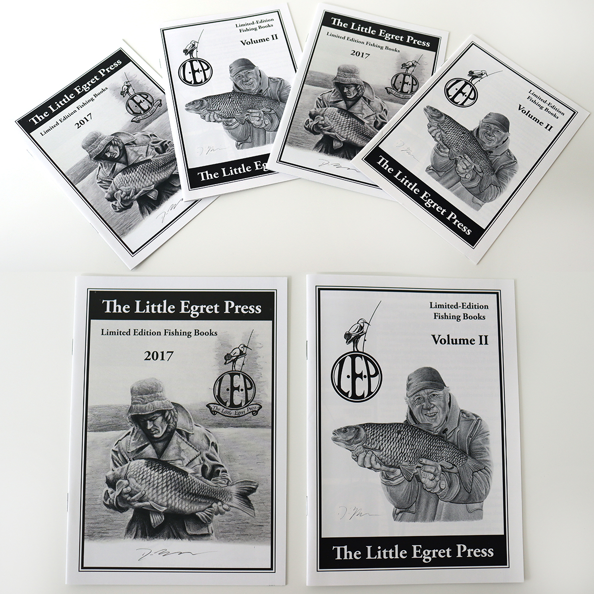 Pauline Castle's portfolio, catalogues designed for print production.